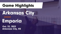 Arkansas City  vs Emporia  Game Highlights - Oct. 22, 2022