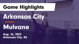Arkansas City  vs Mulvane  Game Highlights - Aug. 26, 2023