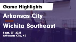 Arkansas City  vs Wichita Southeast  Game Highlights - Sept. 23, 2023