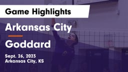 Arkansas City  vs Goddard Game Highlights - Sept. 26, 2023