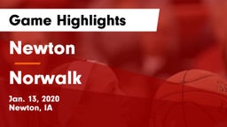 Newton   vs Norwalk  Game Highlights - Jan. 13, 2020
