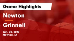 Newton   vs Grinnell  Game Highlights - Jan. 28, 2020