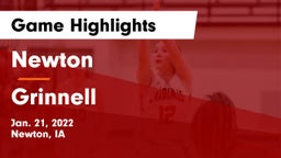 Newton   vs Grinnell  Game Highlights - Jan. 21, 2022