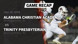 Recap: Alabama Christian Academy  vs. Trinity Presbyterian  2016