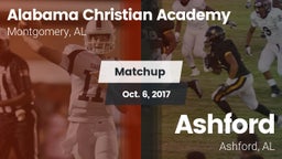 Matchup: Alabama Christian vs. Ashford  2017