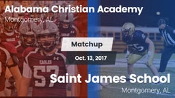 Matchup: Alabama Christian vs. Saint James School 2017