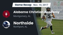 Recap: Alabama Christian Academy  vs. Northside  2017