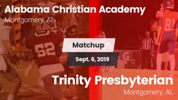Matchup: Alabama Christian vs. Trinity Presbyterian  2019