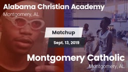 Matchup: Alabama Christian vs. Montgomery Catholic  2019