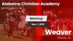 Matchup: Alabama Christian vs. Weaver  2019