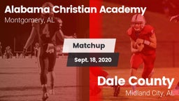 Matchup: Alabama Christian vs. Dale County  2020