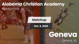 Matchup: Alabama Christian vs. Geneva  2020