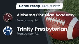 Recap: Alabama Christian Academy  vs. Trinity Presbyterian  2022