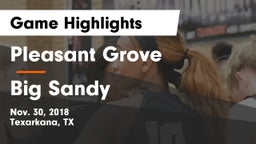 Pleasant Grove  vs Big Sandy  Game Highlights - Nov. 30, 2018