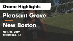 Pleasant Grove  vs New Boston  Game Highlights - Nov. 23, 2019