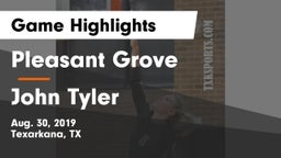 Pleasant Grove  vs John Tyler  Game Highlights - Aug. 30, 2019