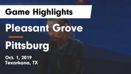 Pleasant Grove  vs Pittsburg  Game Highlights - Oct. 1, 2019