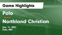 Polo  vs Northland Christian Game Highlights - Jan. 11, 2021