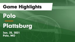 Polo  vs Plattsburg  Game Highlights - Jan. 25, 2021