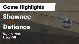 Shawnee  vs Defiance  Game Highlights - Sept. 3, 2020