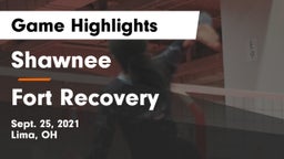 Shawnee  vs Fort Recovery  Game Highlights - Sept. 25, 2021
