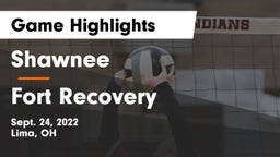 Shawnee  vs Fort Recovery  Game Highlights - Sept. 24, 2022