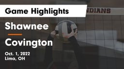 Shawnee  vs Covington  Game Highlights - Oct. 1, 2022