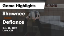 Shawnee  vs Defiance  Game Highlights - Oct. 20, 2022