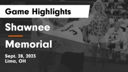 Shawnee  vs Memorial  Game Highlights - Sept. 28, 2023
