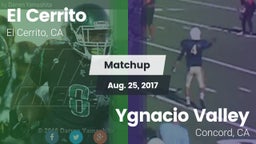 Matchup: El Cerrito High vs. Ygnacio Valley  2017