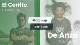 Matchup: El Cerrito High vs. De Anza  2017