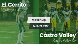 Matchup: El Cerrito High vs. Castro Valley  2017