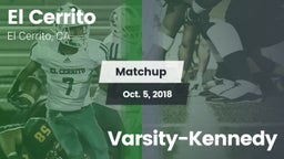 Matchup: El Cerrito High vs. Varsity-Kennedy 2018