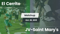 Matchup: El Cerrito High vs. JV-Saint Mary's 2018