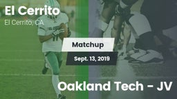 Matchup: El Cerrito High vs. Oakland Tech - JV 2019