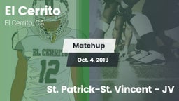 Matchup: El Cerrito High vs. St. Patrick-St. Vincent - JV 2019