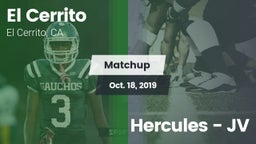 Matchup: El Cerrito High vs. Hercules - JV 2019