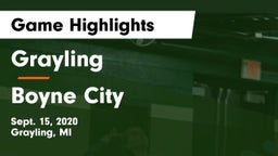 Grayling  vs Boyne City  Game Highlights - Sept. 15, 2020
