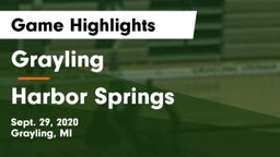 Grayling  vs Harbor Springs Game Highlights - Sept. 29, 2020