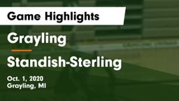 Grayling  vs Standish-Sterling  Game Highlights - Oct. 1, 2020