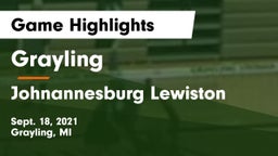 Grayling  vs Johnannesburg Lewiston Game Highlights - Sept. 18, 2021