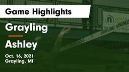 Grayling  vs Ashley Game Highlights - Oct. 16, 2021