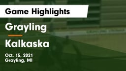 Grayling  vs Kalkaska  Game Highlights - Oct. 15, 2021
