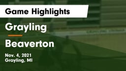 Grayling  vs Beaverton  Game Highlights - Nov. 4, 2021