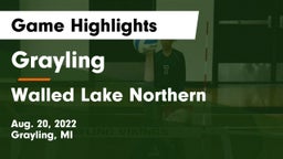 Grayling  vs Walled Lake Northern  Game Highlights - Aug. 20, 2022