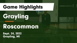 Grayling  vs Roscommon  Game Highlights - Sept. 24, 2022