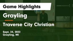 Grayling  vs Traverse City Christian  Game Highlights - Sept. 24, 2022