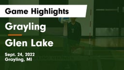 Grayling  vs Glen Lake   Game Highlights - Sept. 24, 2022