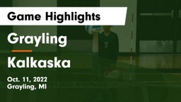 Grayling  vs Kalkaska  Game Highlights - Oct. 11, 2022