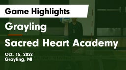 Grayling  vs Sacred Heart Academy Game Highlights - Oct. 15, 2022